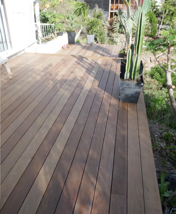 Plancher bois extérieur sur mesure
