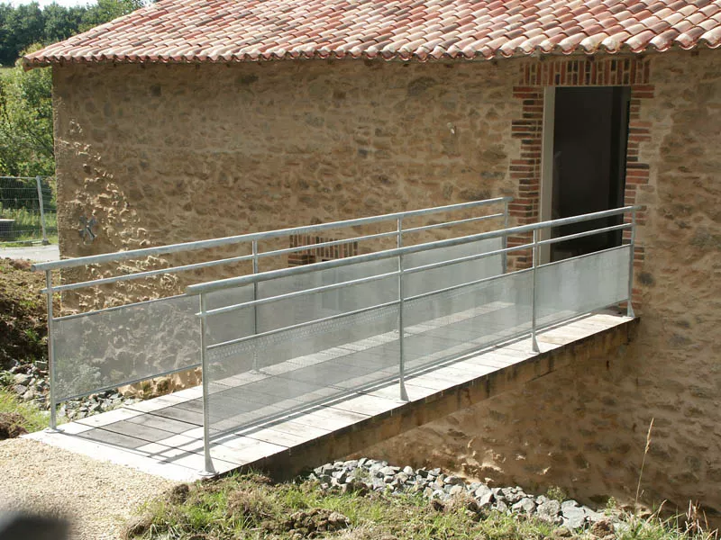 Ponton bois extérieur